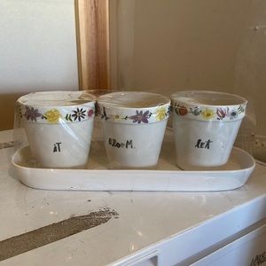 Rea Dunn let it bloom planter set